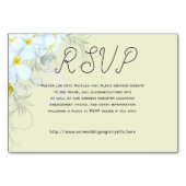 Plumeria Flourish Yellow Online RSVP Kaart (Voorkant)