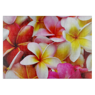 Plumeria Flowers Hawaiian Frangipani Floral Snijplank