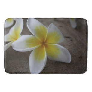 Plumeria - Frangipani bloemenfoto Badmat