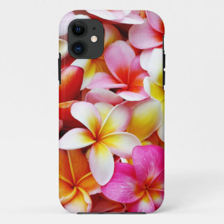 Plumeria Frangipani Hawaii Gepersonaliseerd iPhone 11 Hoesje