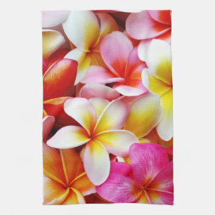 Plumeria Frangipani Hawaii Gepersonaliseerd Theedoek