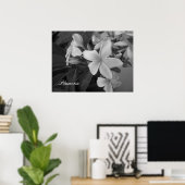 plumeria - Gepersonaliseerd Poster (Thuiskantoor)