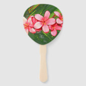 Plumeria Handwaaier (Achterkant)
