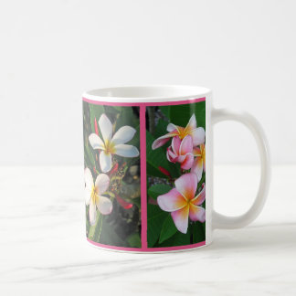 Plumeria Hawaiian Flowers in Collage op Mok