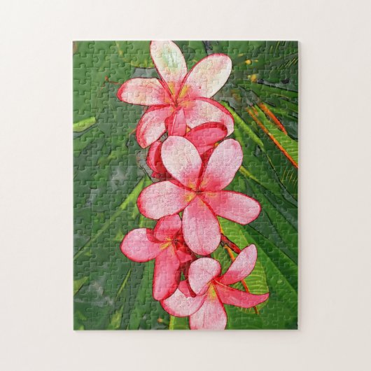plumeria legpuzzel (Verticaal)