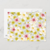Plumeria Love Me Briefkaart (Voorkant / Achterkant)