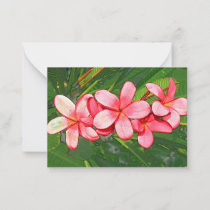 Plumeria Notitiekaartje