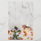 Plumeria Orchid Lei in Sand Program Flyer (Achterkant)