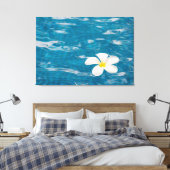 Plumeria Pool Wrapped Canvas Art (Insitu (Slaapkamer))