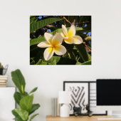 Plumeria Poster (Thuiskantoor)
