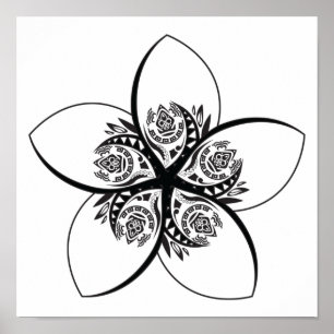 plumeria poster