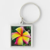 Plumeria rubra sleutelhanger (Voorkant)