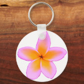 Plumeria Sleutelhanger (Voorkant)