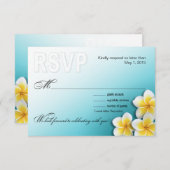 Plumeria Starfish Plage tropicale RSVP (Devant / Derrière)