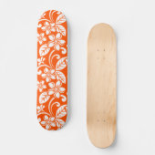 PLUMERIA (TRÈS ORANGE) Skateboard (Recto)