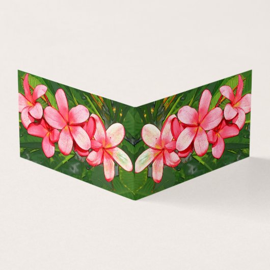 plumeria visitekaartjes (Buitenkant)