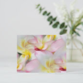 Plumeria Waterverf Briefkaart (Staand voorkant)