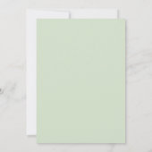 Plumeria Wedding Enregistrer la carte Date (Dos)