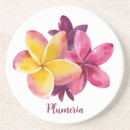 Plumeria Zandsteen Onderzetter