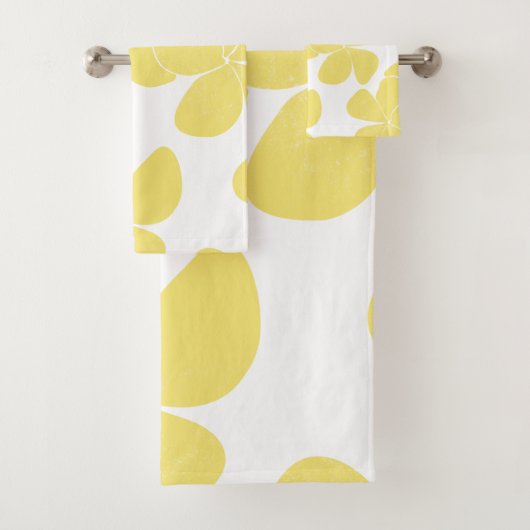 Plumerias de motif d'impression hawaïen moderne (En situation)