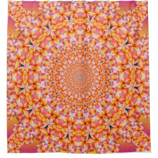 Plumerias van Hawaï Douchegordijn