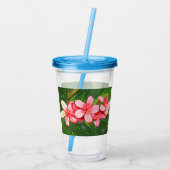 Plumerie Acryl Drinkbeker (Achterkant)