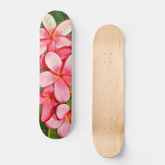 Plumerie Skateboard (Voorkant)