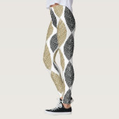 Plumes Abstraites leggings Motifs (Gauche)