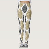 Plumes Abstraites leggings Motifs (Devant)