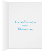 Plumes bleues et oiseaux Volant Twin Perdre la sym (Intérieur (Droit))