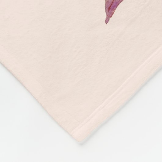 Plumes Boho aquarelle customisée couverture (Coin)