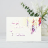 Plumes célestes Boho Wedding RSVP (Debout devant)