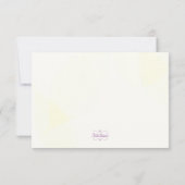 Plumes célestes Boho Wedding RSVP (Dos)