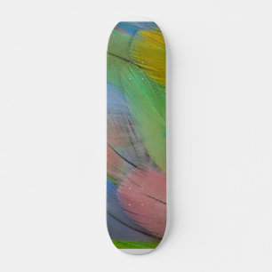 Plumes colorées Skateboard