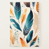 Plumes d'aquarelle Boho 2024 (Dos)