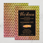 Plumes de Bohême magique Invitation d'anniversaire (Devant / Derrière)