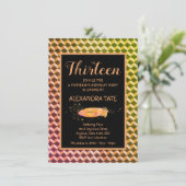 Plumes de Bohême magique Invitation d'anniversaire (Debout devant)