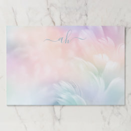 Plumes de bouffée minimaliste Pastel élégant Arc-e