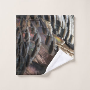 Plumes de Dindon Sauvage I Design Abstrait de la N