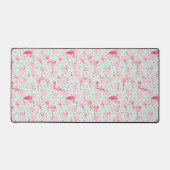 Plumes de Flamant rose sur Pois (Recto)