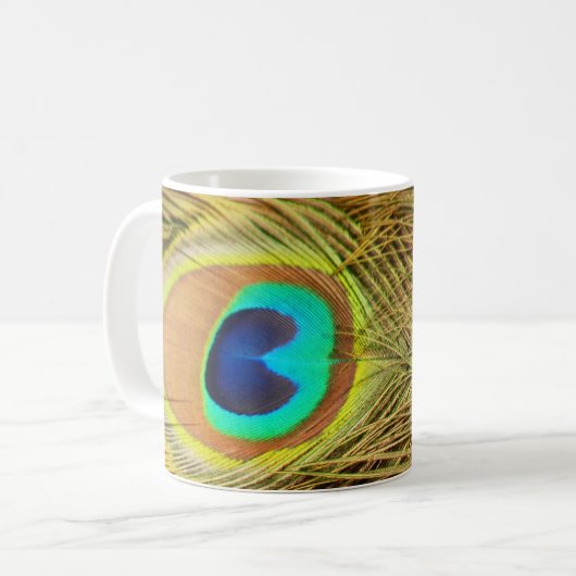 Plumes de paon 2 tasses (Devant gauche)