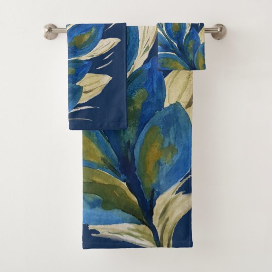 Plumes de paon Bonne Fortune Aquarelle (En situation)