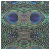 Plumes de paon en tissu (Fermer)