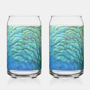 Plumes de paon I Design de nature abstrait coloré