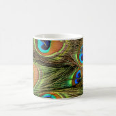 Plumes de paon Mug classique (Centre)