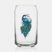 Plumes de paon Peacocks Turquoises (Verso)