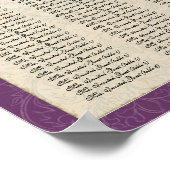 Plumes de paon Tableau de la table de la réception (Coin)