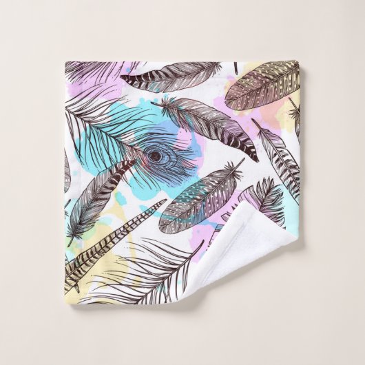Plumes de paquetage (Gant de toilette)