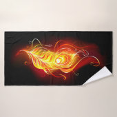 Plumes de paquetage de feu (Serviette de bain)