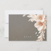 Plumes de pêche choix de repas mariages RSVP (Devant)